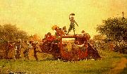 Jonathan Eastman Johnson The Old Stagecoach oil painting